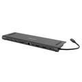 4smarts MultiScreen 11-in-1 USB-C Hub / Laptop Stand - Black / Grey