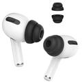 AHASTYLE PT99-2 1 pár pro Apple AirPods Pro 2 / AirPods Pro Náhradní silikonové koncovky do uší Bluetooth sluchátek, velikost L - černá