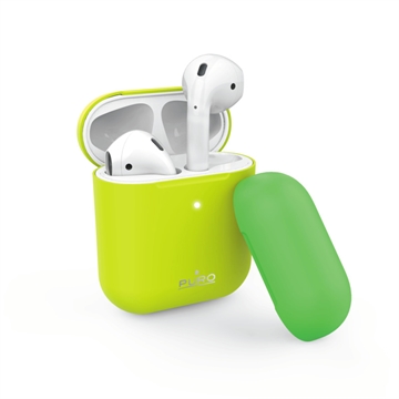 Silikonové pouzdro AirPods Puro Icon Fluo