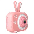 Tvar zvířat Kids 20MP Digitální fotoaparát x5 (Otevřený box vyhovující) - Králík / růžový