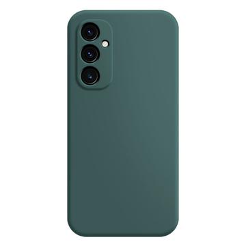 Samsung Galaxy A14 Anti-Fingerprint Matte TPU Pouzdro - Tmavozelený