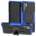 Huawei P30 Pro Anti -Slip Hybrid pouzdro s Kick Stand - Blue / Black