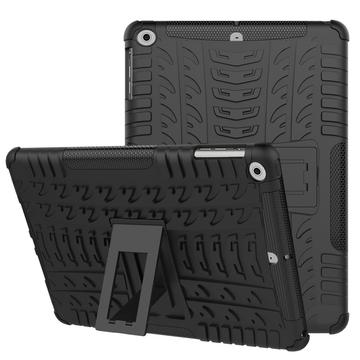 iPad 9.7 2017/2018 Anti-Slip Hybrid Pouzdro se Stojanem - Černá