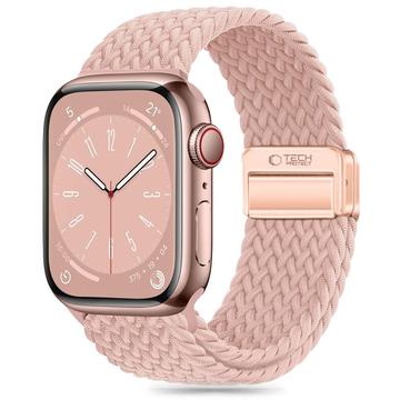 Apple Watch Series 10/9/8/7/6/SE Tech-Protect NylonMag Strap - 40mm/41mm/42mm - Dusty Rose