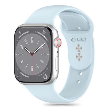 Apple Watch Series 10/9/8/7/6/SE Tech-Protect Silicone Strap - 40mm/41mm/42mm - Sky