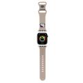 Apple Watch Series 10/9/8/SE (2022)/7/SE/6/5/4/3/2/1 Hello Kitty Kitty Head Silicone Strap - 42mm/41mm/40mm/38mm - Beige