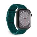 Apple Watch Series 10/9/8/SE (2022)/7/SE/6/5/4/3/2/1 Puro Loop popruh - 41 mm/40 mm/38 mm - Tmavozelený