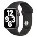 Apple Watch Series Ultra 2/Ultra/10/9/8/SE (2022)/7/SE/6/5/4/3/2/1 Lippa Silicone Strap - 49mm/46mm/45mm/44mm/42mm - Black