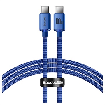 Baseus Crystal Shine USB -C / USB -C kabel Cajy000703 - 2M