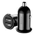 Baseus Grain Pro Dual USB Car Charger - 4.8A - Black