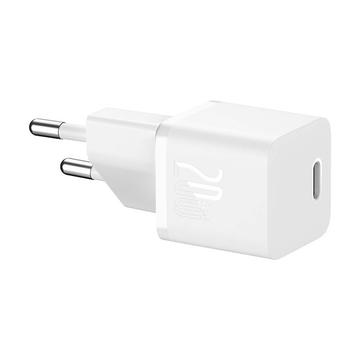 Baseus Mini GaN5 20W USB-C Wall Charger - White