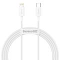 Kabel Baseus Superior Series USB-C / Lightning - 1.5m, 20W - bílý