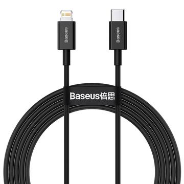 Kabel Baseus Superior Series USB-C / Lightning - 2m, 20W - Černá