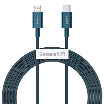 Kabel Baseus Superior Series USB-C / Lightning - 2m, 20W - Modrý