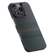 iPhone 16 Pro Benks Kevlar Aramid Fiber Case - MagSafe Compatible - Grey / Green