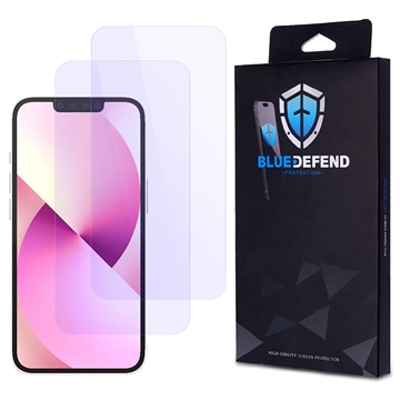 iPhone 13 BlueDefend Anti-Blue Light Tempered Glass Screen Protector - 2 Pcs.