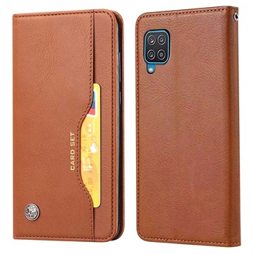 Série sady karet Samsung Galaxy A22 4G Case - Brown