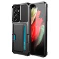 Slot karty Samsung Galaxy S21 Ultra 5G Hybrid Case - černá