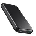 Choetech 18W Power Bank w. USB-A QC, USB-C PD - 10000mAh - Black