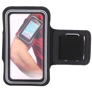 Universal Sports Armband for Smartphones - 4.8" - Black