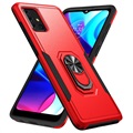 Série Defender Samsung Galaxy A51 Hybrid Case - Red