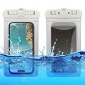 Double Lock Universal Waterproof Case - 6.5", IPX8 - White