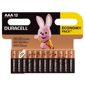 Duracell Basic LR03/AAA Alkaline Batteries - 12 Pcs.