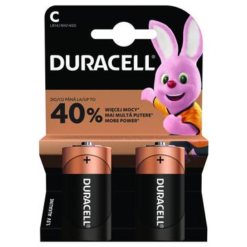 Duracell Basic LR14/C Batteries - 2 Pcs.