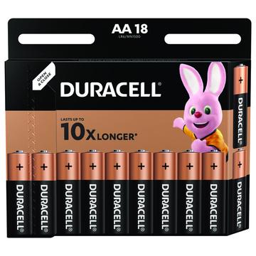 Duracell Basic LR6/AA Alkaline Batteries - 18 Pcs.