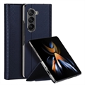 Samsung Galaxy Z Fold5 Dux Ducis Bril Flipové Pouzdro - Modrý