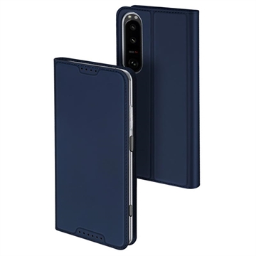 Dux Ducis Skin Pro Sony Xperia 1 V Flip Pouzdro - Modrý