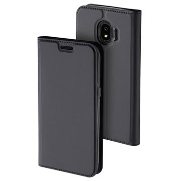 Dux Ducis Skin Pro Series Samsung Galaxy J4 Flip Case (Otevřená krabice - Vynikající) - tmavě šedá