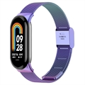 Elegantní Síťovaný Řemínek Xiaomi Smart Band 8 z Nerezové Oceli