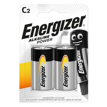 Energizer Alkaline Power LR14/C Batteries - 2 Pcs.