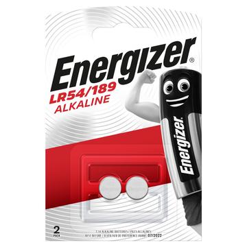 Energizer LR54/189 Alkaline Button Cell Batteries - 2 Pcs.