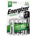 Energizer Recharge Power Plus Rechargeable R6/AA Batteries 2000mAh - 4 Pcs.