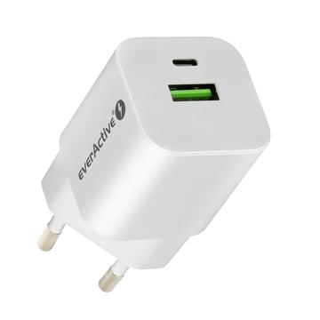 EverActive SC-390Q GaN Wall Charger - 30W - White