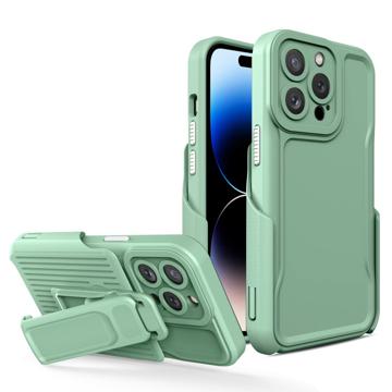 Hybridní Pouzdro iPhone 14 Pro Max s Pásovým Klipem Série Explorer