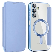 Samsung Galaxy A15 Flip Case with Card Slot - MagSafe Compatible - Blue