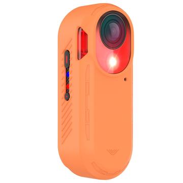 Garmin Varia RCT715 Silicone Case Anti-Scratch Soft Cover Bike Light Bicycle Radar Protection Sleeve - Orange