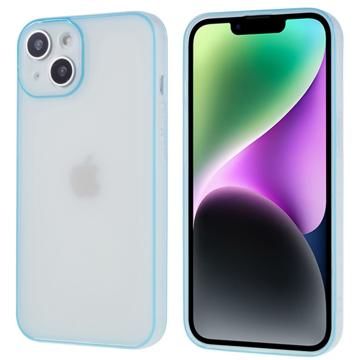 Světelný iPhone 14 Plus TPU Pouzdro - Modrý