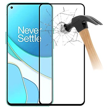 Plné krytí OnePlus Nord N100 Tempered Glass Ochrector - černá