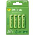 GP ReCyko 1300 Rechargeable AA Batteries 1300mAh - 4 Pcs.