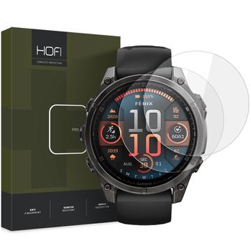 Garmin Fenix 8 Hofi Premium Pro+ Ochranné Tvrzené Sklo na Displej - 51mm - 2 ks. - Průhledná