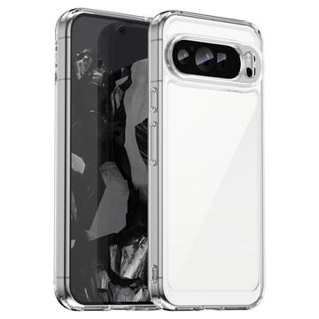 Google Pixel 9 Pro XL Anti-Shock Hybridní Pouzdro - Průhledný