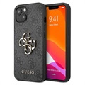 Hádejte 4G Big Metal Logo iPhone 13 Hybrid Case - Black