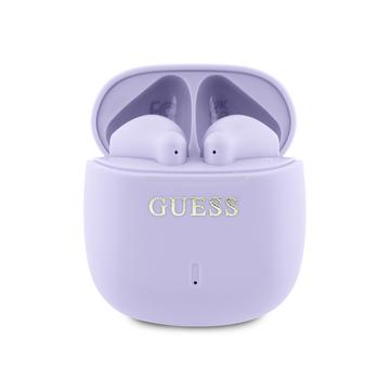 Guess Printed Classic Logo TWS Wireless Earphones - Purple