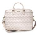 Guess Quilted Laptop Bag - 15" - Pink