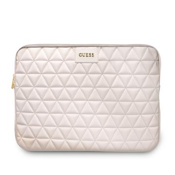 Guess Quilted Univerzální Pouzdro na Notebook - 13" - Růžový