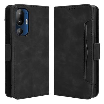 HTC U24 Pro Cardholder Series Pouzdro na Peněženku - Černé